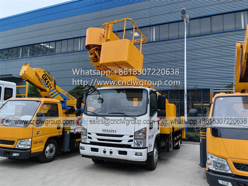 ISUZU 700P 36m telescopic aerial work platform truck