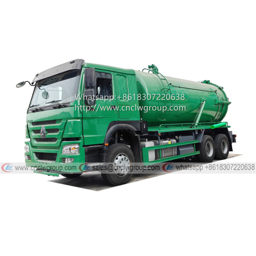 Sinotruk HOWO 20m3 vacuum sewage suction truck