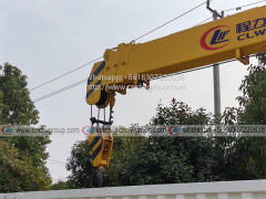 SHACMAN L3000 6.3 ton truck mounted crane