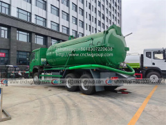 Sinotruk HOWO 20m3 vacuum sewage suction truck