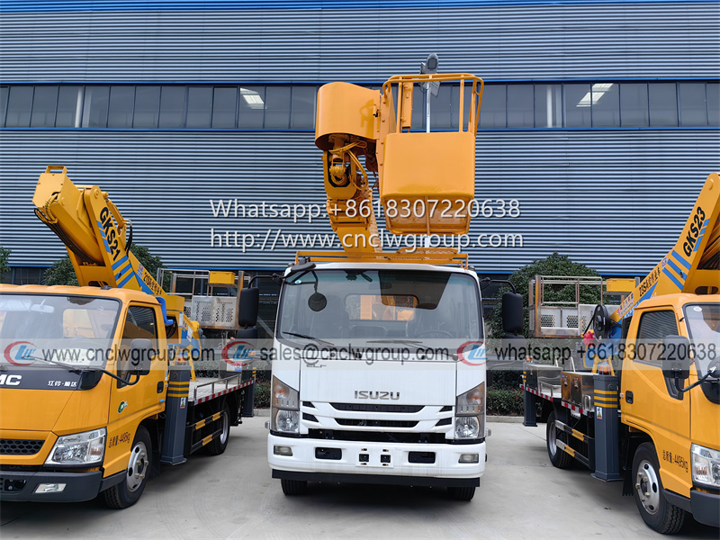 ISUZU 700P 36m telescopic aerial work platform truck