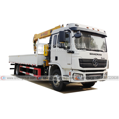 SHACMAN L3000 6.3 ton truck mounted crane