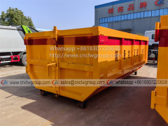 10-15cbm hook waste bins for construction garbage