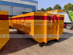 10-15cbm hook waste bins for construction garbage