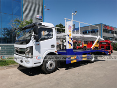 Dongfeng 2 two-position car carrier truck