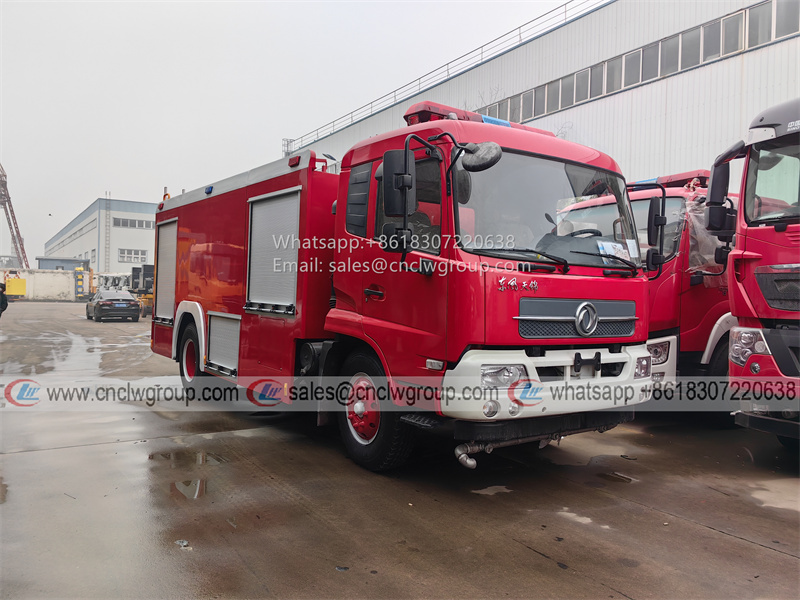 Dongfeng KR 6000 liter Fire Truck Water Tanker