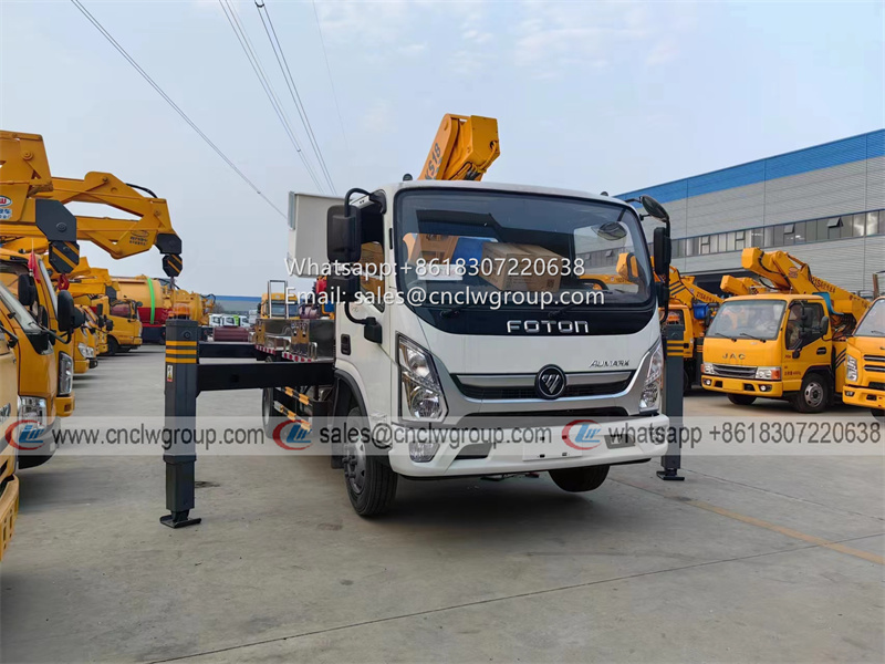 Foton 18m 20m 23m Insulated Aerial Basket Truck
