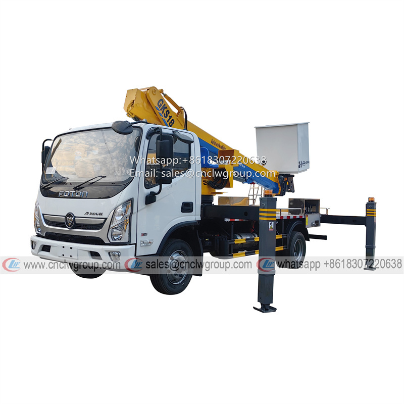 Foton 18m 20m 23m Insulated Aerial Basket Truck