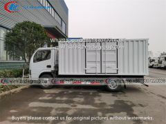 Dongfeng 5 ton 14ft box cargo truck