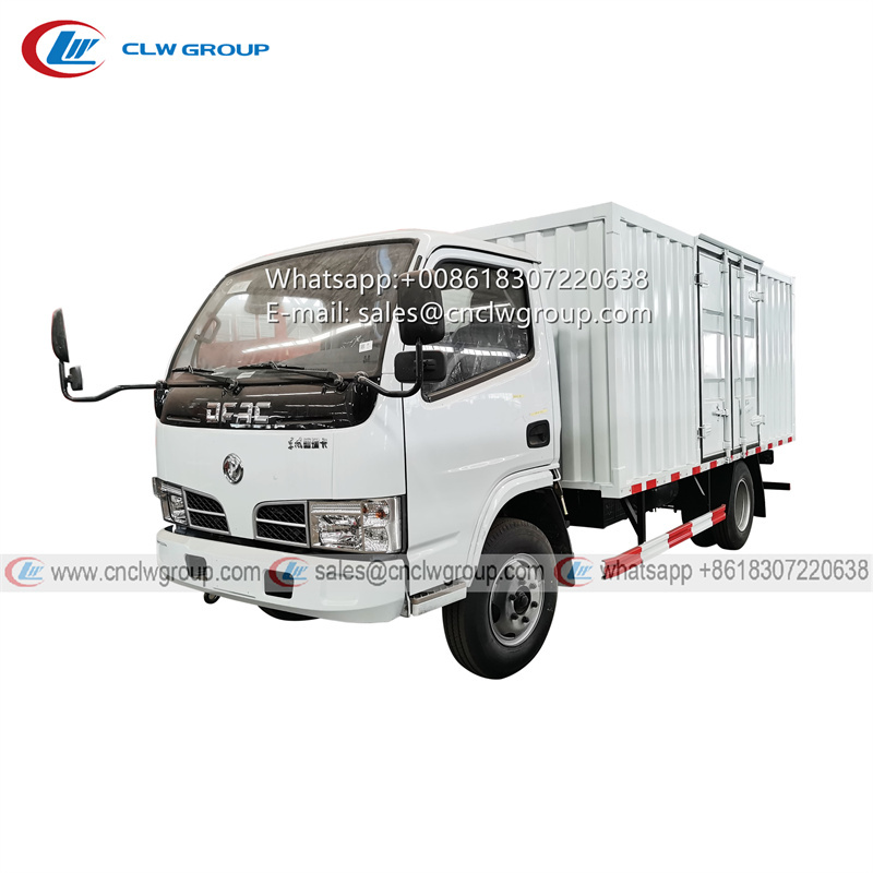 Dongfeng 5 ton 14ft box cargo truck