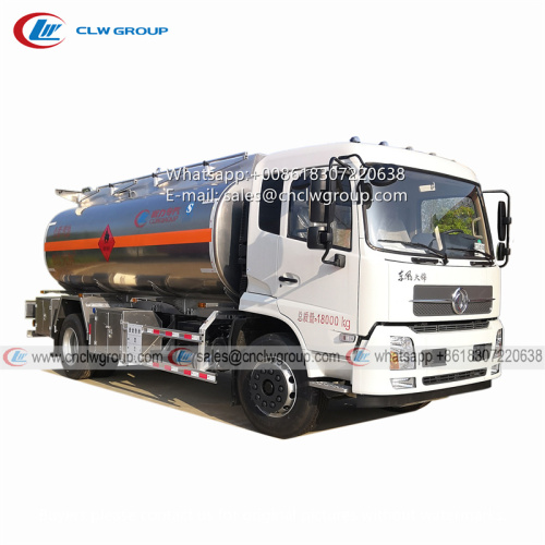 Dongfeng 15000 liter aluminum fuel tank truck