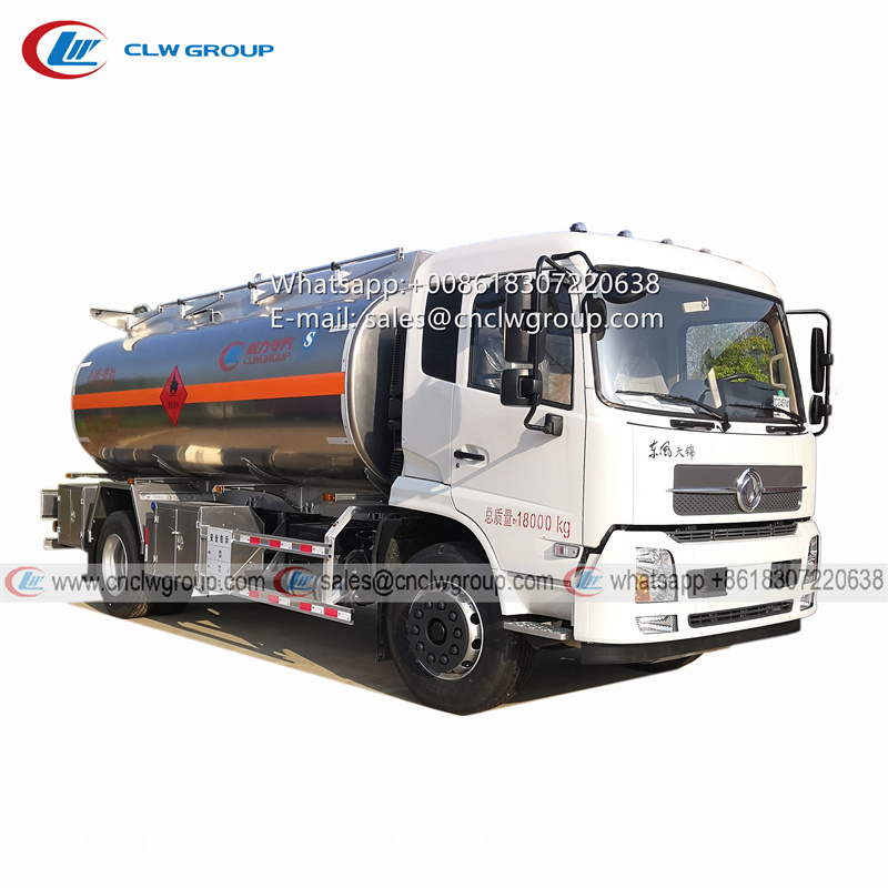 Dongfeng 15000 liter aluminum fuel tank truck