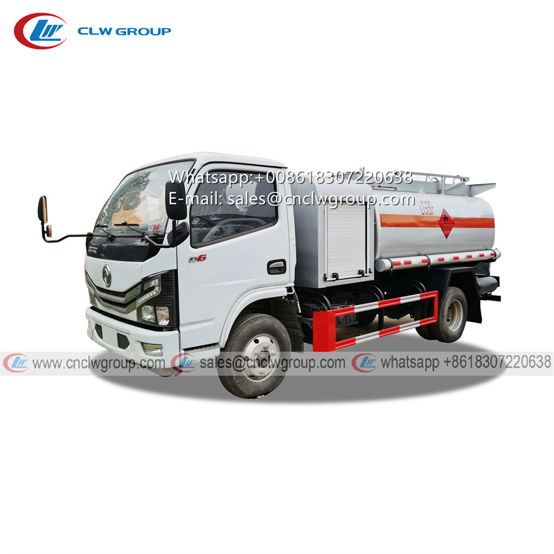 Dongfeng Euro5 5000 liter fuel dispenser truck