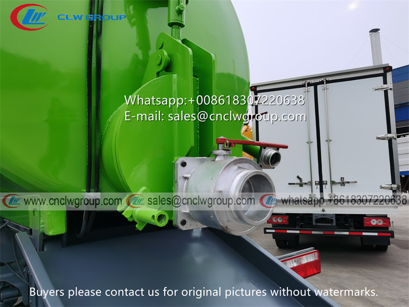 Dongfeng 12000 liter vacuum sewage suction truck