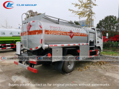 Dongfeng Euro5 5000 liter fuel dispenser truck