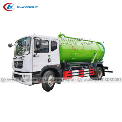 Dongfeng 12000 liter vacuum sewage suction truck