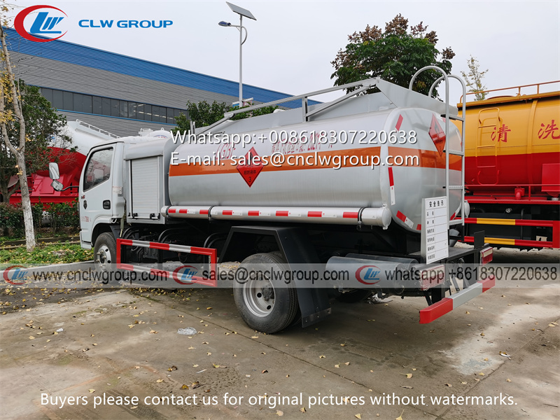 Dongfeng Euro5 5000 liter fuel dispenser truck