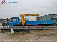 Dongfeng RHD truck mounted XCMG 5 ton crane