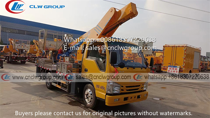 ISUZU nkr 20m 22m 23m aerial work platform truck