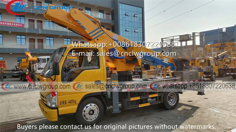 ISUZU nkr 20m 22m 23m aerial work platform truck