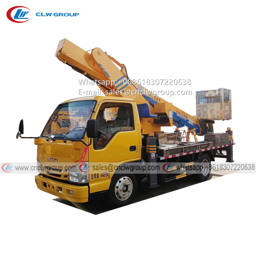 ISUZU nkr 20m 22m 23m aerial work platform truck
