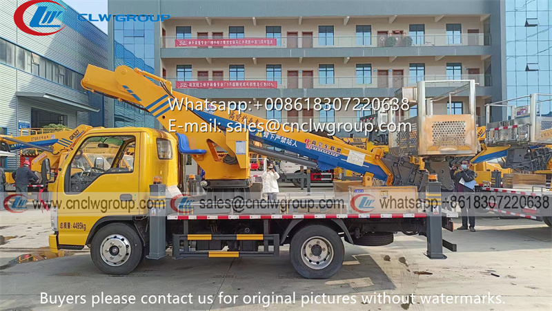 ISUZU nkr 20m 22m 23m aerial work platform truck