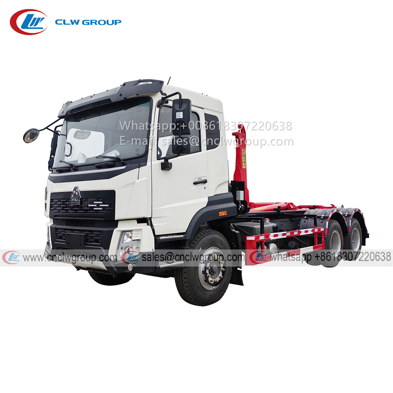 HOWO V7 20 ton 25 ton hook lift garbage truck