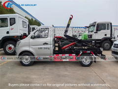 Changan 1 ton 2 ton hook lift garbage truck