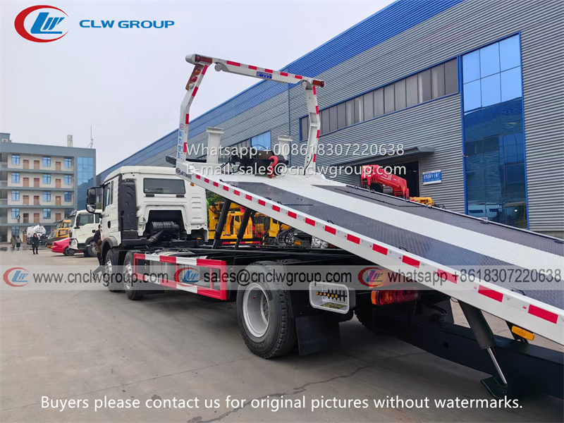 HOWO 6x2 16 ton flatbed wrecker truck