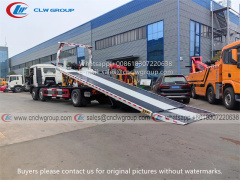 HOWO 6x2 16 ton flatbed wrecker truck