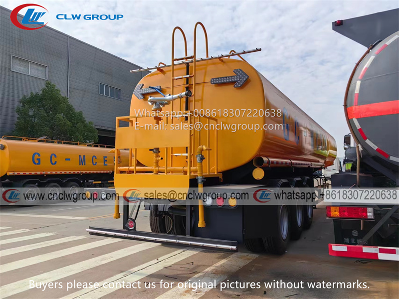 45000 liter water tanker sprinkler semi trailer