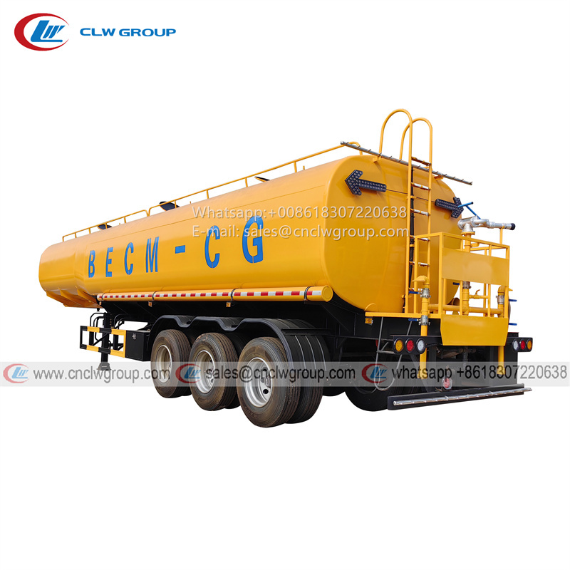45000 liter water tanker sprinkler semi trailer