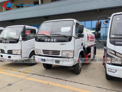 Dongfeng Dolicar 5000 liter fuel dispenser truck load capacity