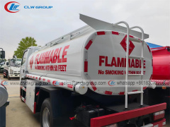 Dongfeng Dolicar 5000 liter fuel dispenser truck load capacity