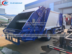 ISUZU KV600 8cbm garbage compactor truck
