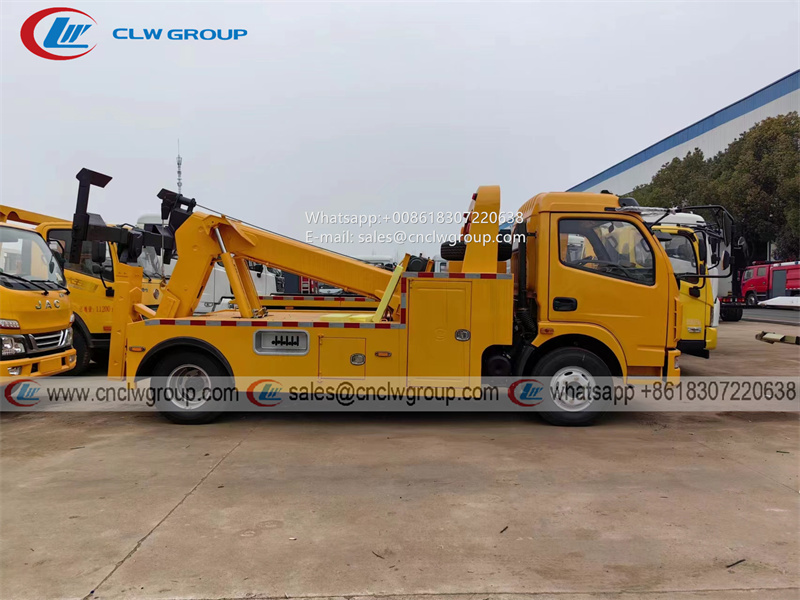 Dongfeng 5 ton wecker tow rescue truck
