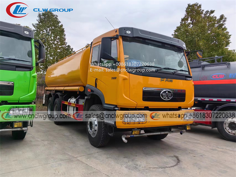 Jiefang FAW 20000 liter water tanker sprinkler truck