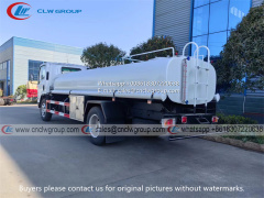 ISUZU 8m3 stainless steel water tanker truck for drinking water