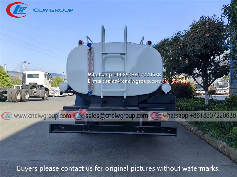 ISUZU 8m3 stainless steel water tanker truck for drinking water