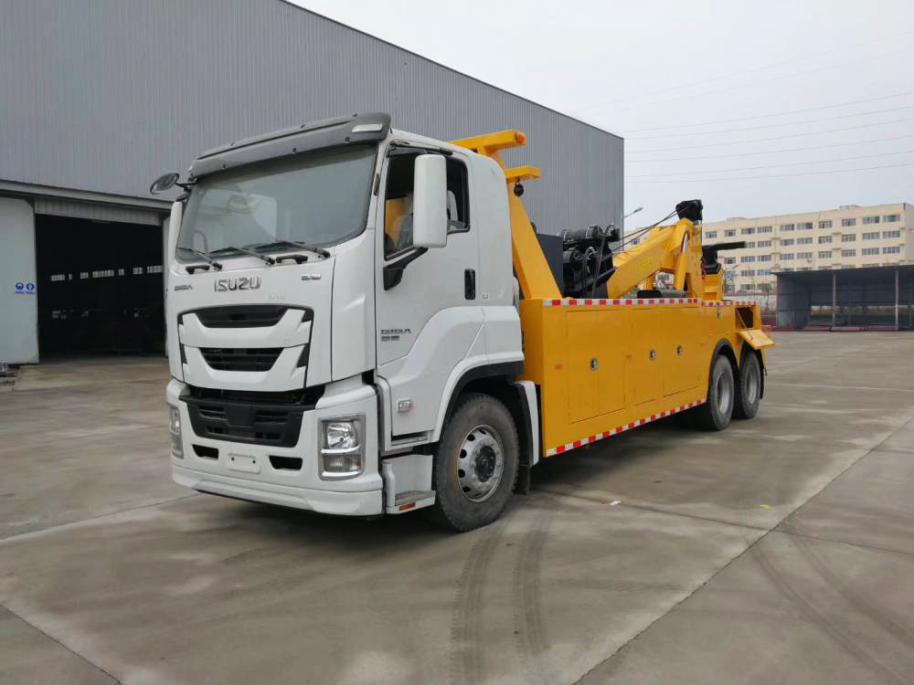 ISUZU GIGA 10 Wheeler 20 Ton Wrecker Tow Recovery Truck Wheel lift 20 ton drag 50-60 ton