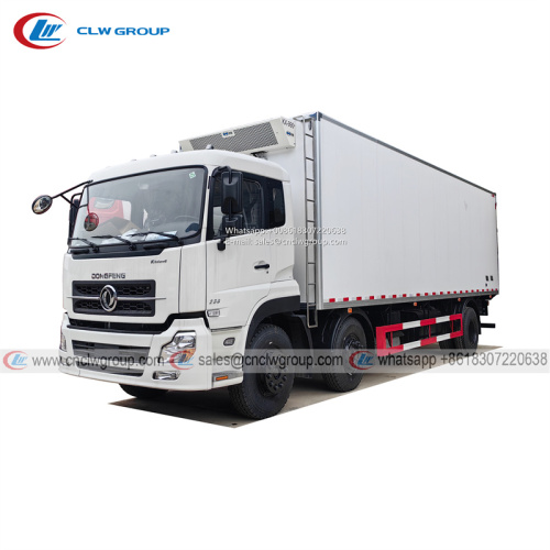 Dongfeng KL 6x2 9.5m refrigerated lorry reefer box truck