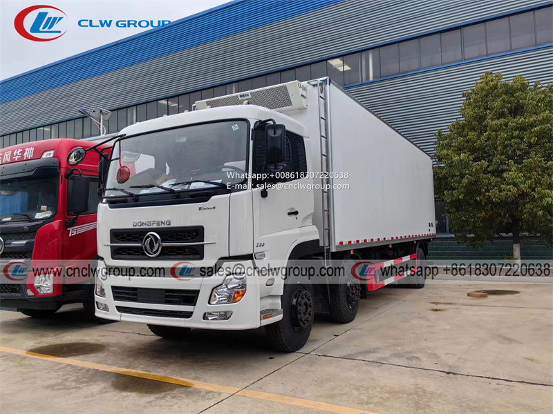 Dongfeng KL 6x2 9.5m refrigerated lorry reefer box truck