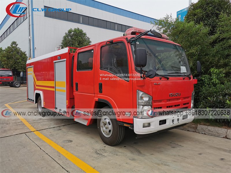 ISUZU NPR Water Tanker Fire Truck Price Specifications Parameter Details ISUZU NPR Fire Truck Price