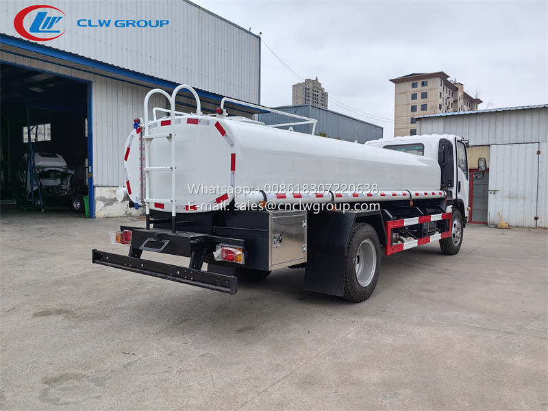 ISUZU NPR 8000 liter stainless steel water tanker truck -3