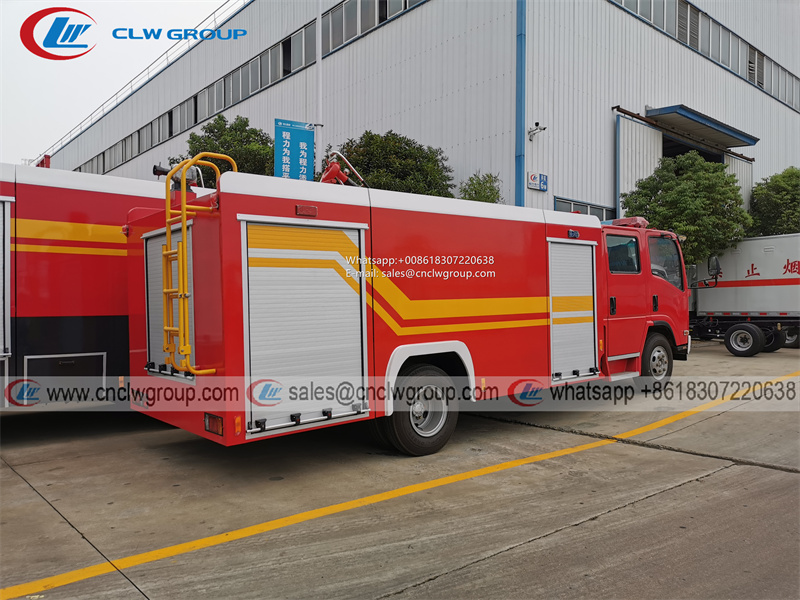 ISUZU NPR Water Tanker Fire Truck Price Specifications Parameter Details ISUZU NPR Fire Truck Price