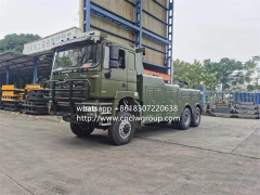 Army order of SHACMAN 6x6 off road 20T Wrecker Tow Trucks