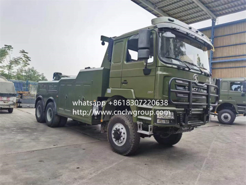 Army order of SHACMAN 6x6 off road 20T Wrecker Tow Trucks