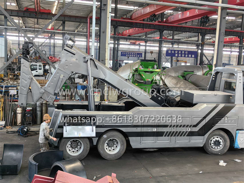 FOTON AMT 8x4 CUMMINS 580HP 30 Ton Wrecker Tow Truck with air