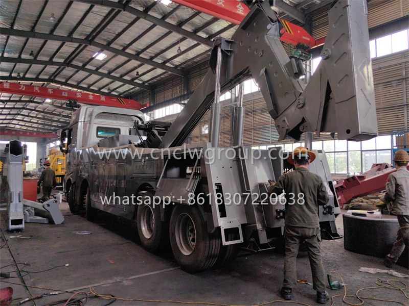 FOTON AMT 8x4 CUMMINS 580HP 30 Ton Wrecker Tow Truck with air