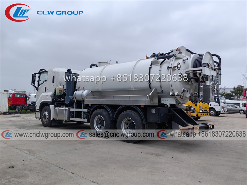ISUZU GIGA 16m3 Sewer Jetting & Vacuum Truck Sewage Suction